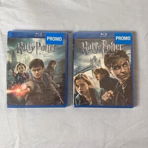 Harry Potter Deathly Hallows Part 1 & 2 Blu-Ray PROMO Bonus Material NEW Sealed